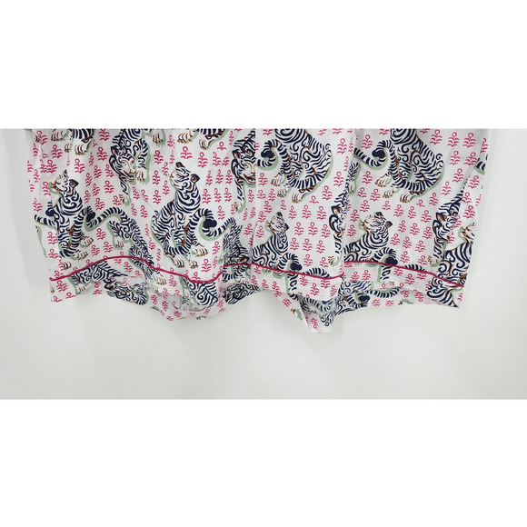 New NWT Anthropologie Print fresh Tiger Queen Pajama Short Set Women’s 2X - Picture 5 of 14